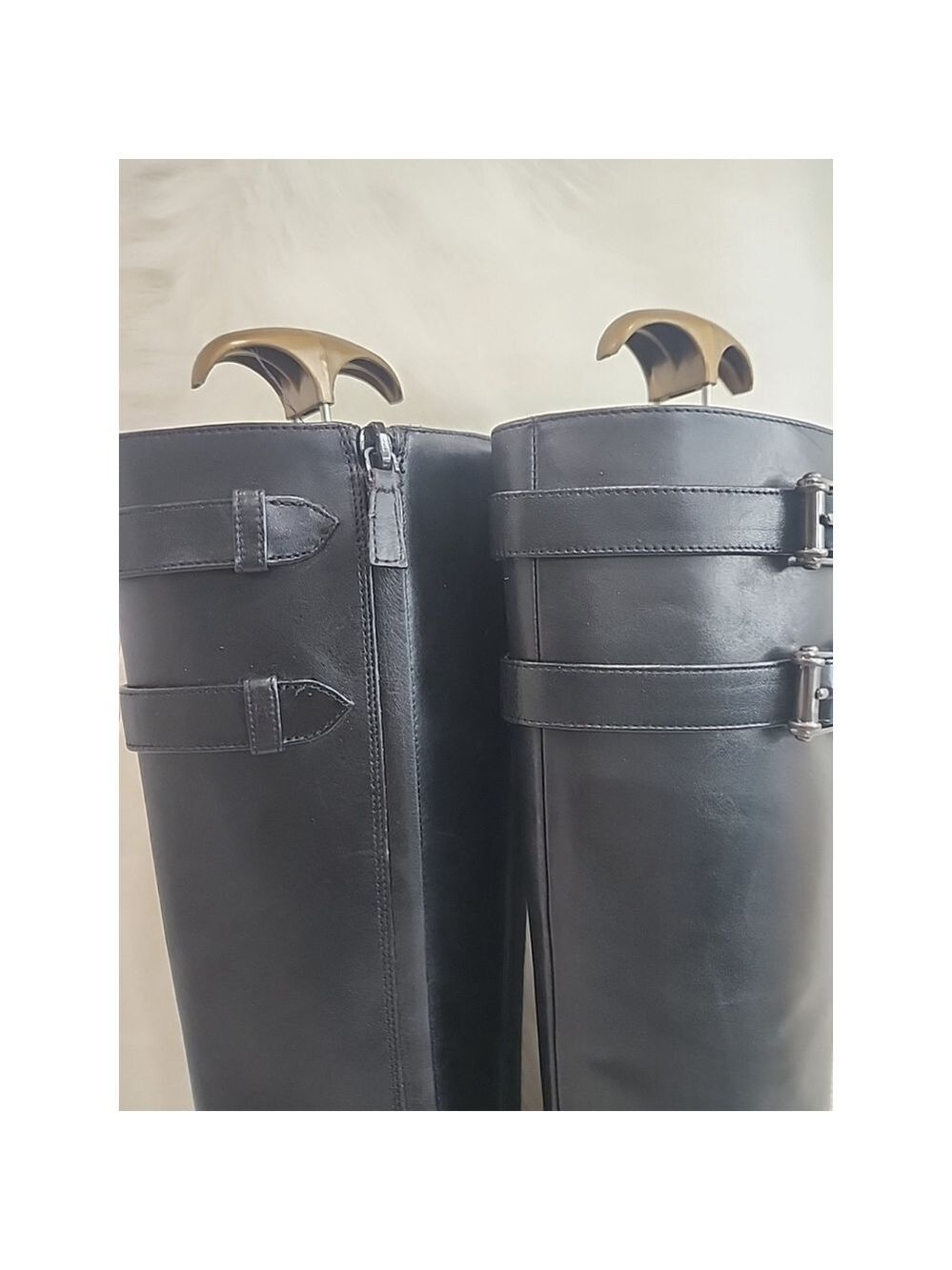 Cole Haan Air Women's 7.5 Jalisa Black Knee High Heeled Boots - Picture 3 of 13